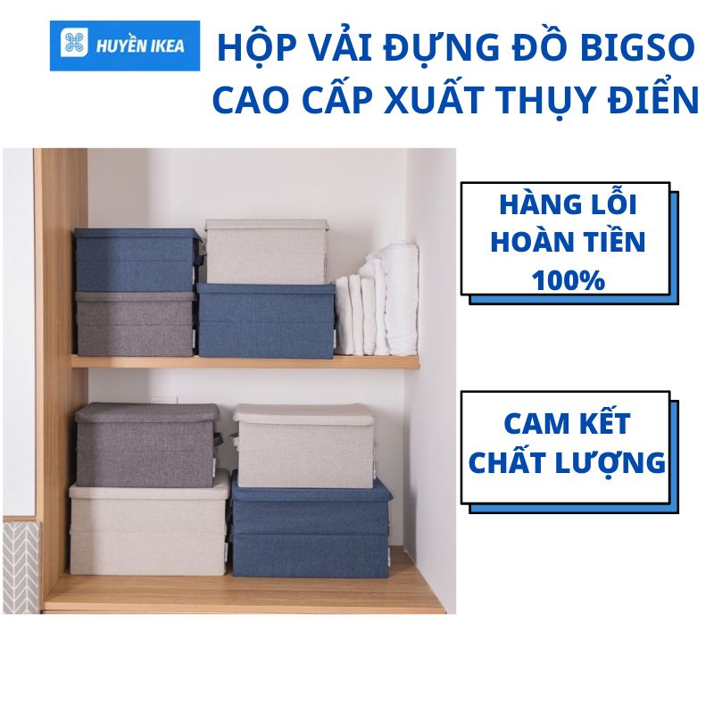 Hộp vải đựng đồ bigso cao cấp xuất Thụy Điển