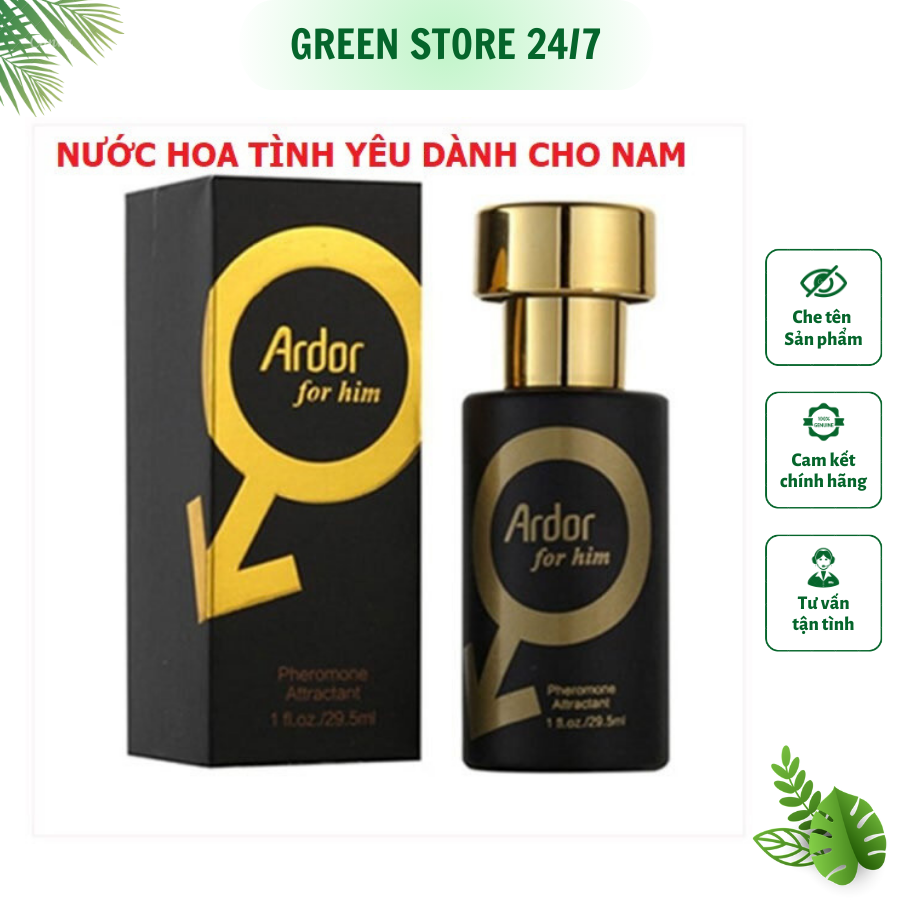 Nước Hoa Nam Chính Hãng Thơm Lâu, Quyền Lực, Cuốn Hút Ardor Forhim Chai 29.5ml