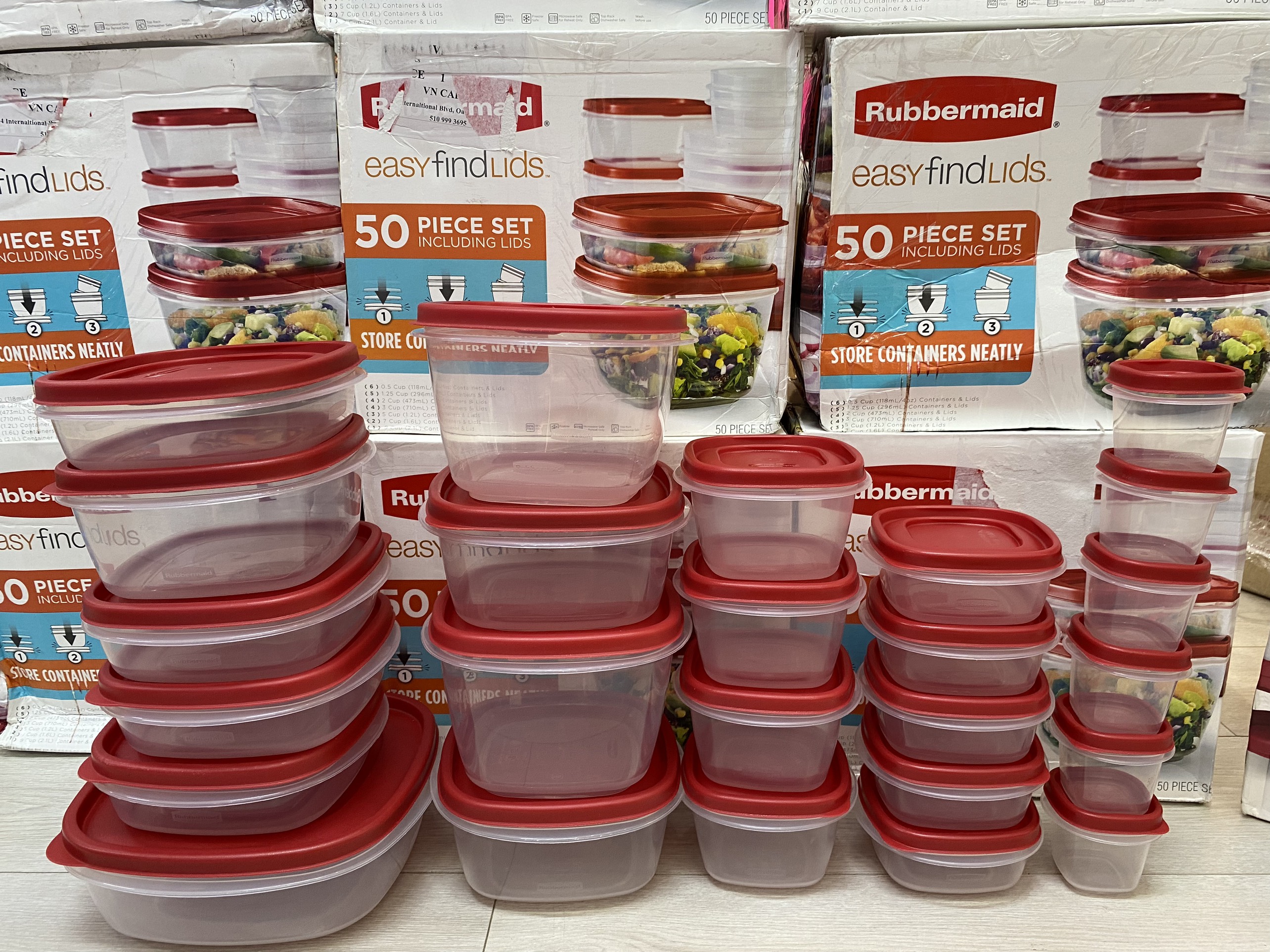❌❌ bộ hộp nhựa rubbermaid nội địa mỹ - đủ size ❌❌ hàng nhập ✈️✈️
