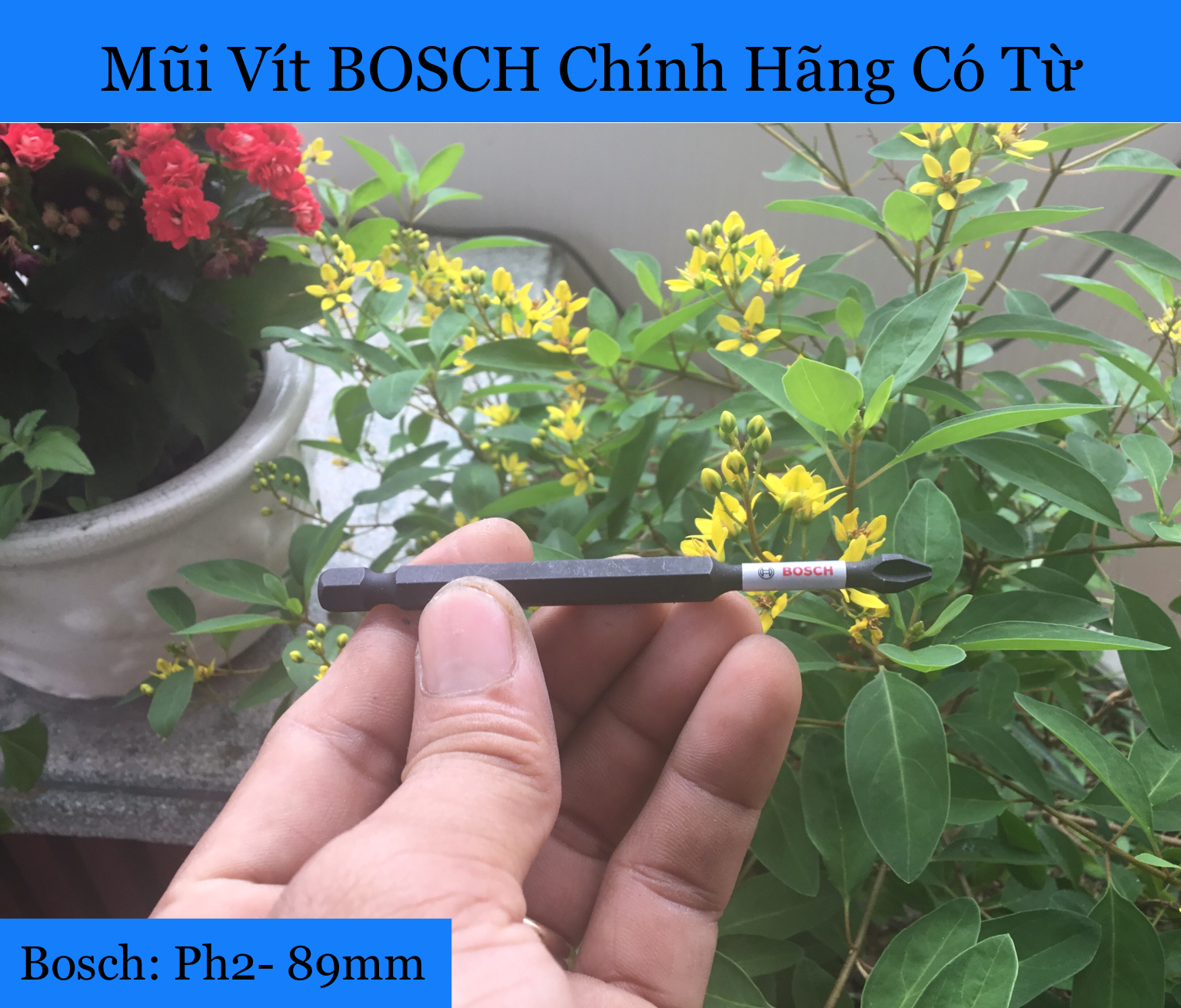 Mũi vít chính hãng nhập ph2 89mm