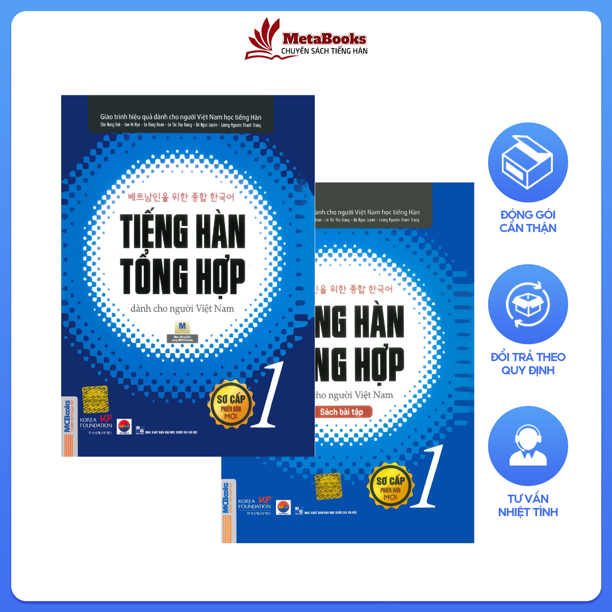 Combo Tiếng Hàn Tổng Hợp Sơ Cấp 1 Dành Cho Người Việt Nam