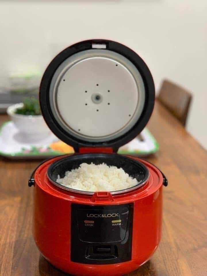 Nồi cơm điện mini Lock&lock EJR431 kiểu dáng Hàn Quốc dung tích 1L, bảo hành 12 tháng