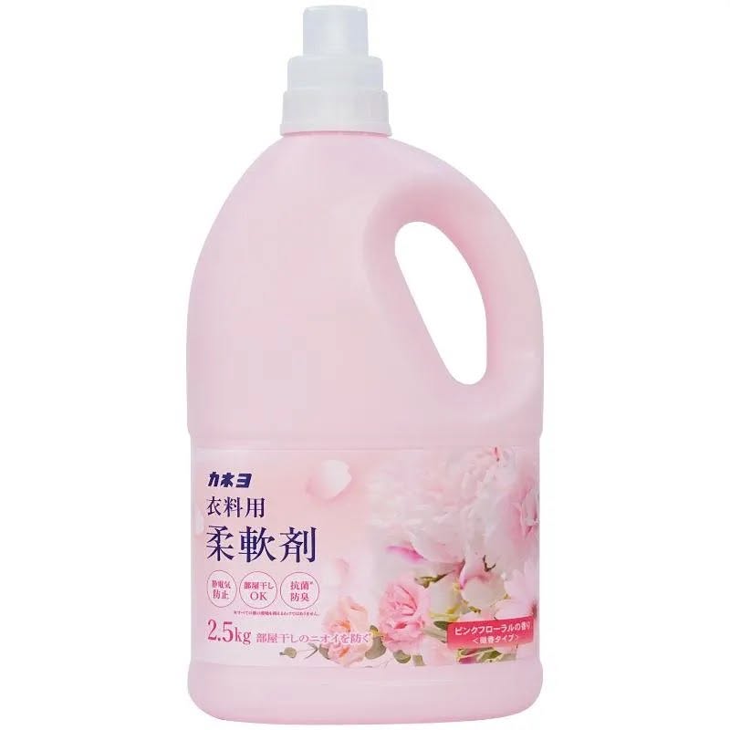 [HCM] NƯỚC XẢ VẢI KANEYO HƯƠNG HOA HỒNG GIÚP LÀM MỀM VẢI KHỬ MÙI LƯU HƯƠNG DỊU NHẸ (CAN 2.5 KG)