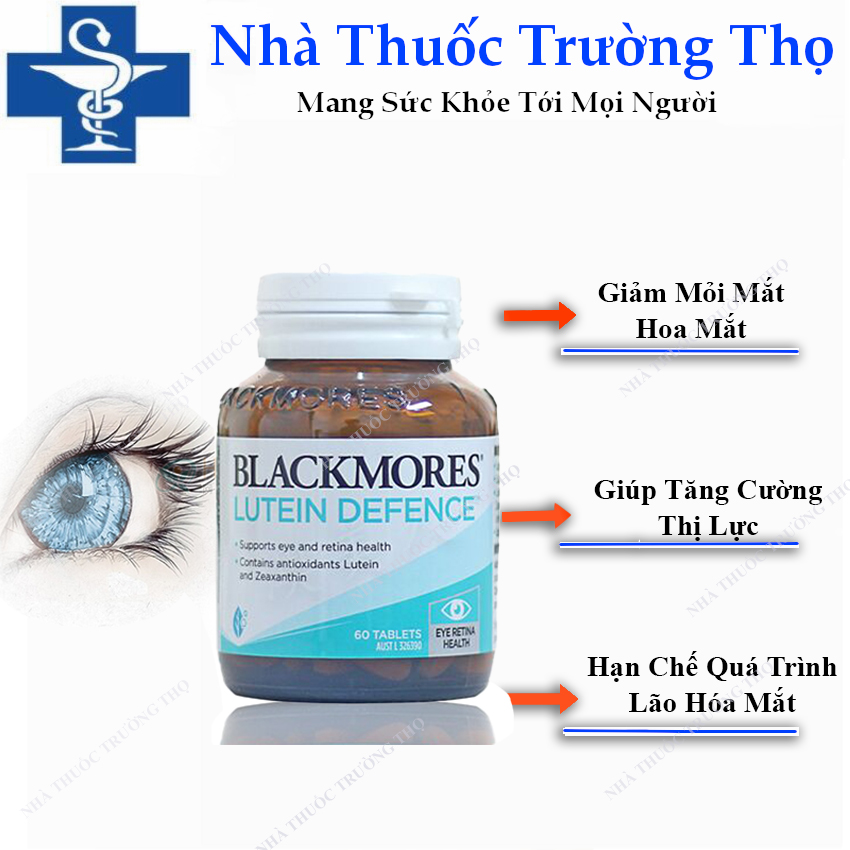 Viên uống bổ mắt Blackmores Lutein Defence 60 viên của Úc, chính hãng