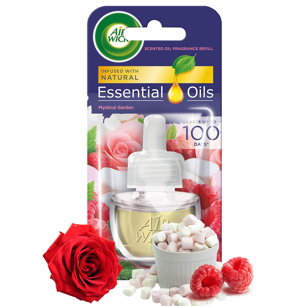 Lọ tinh dầu thiên nhiên Air Wick Mystical Garden 19ml HOA HỒNG HOÀNG GIA