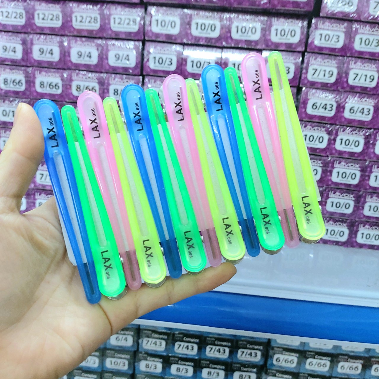 Sét 12 cây kẹp vịt loại 1- dụng cụ hỗ trợ làm tóc