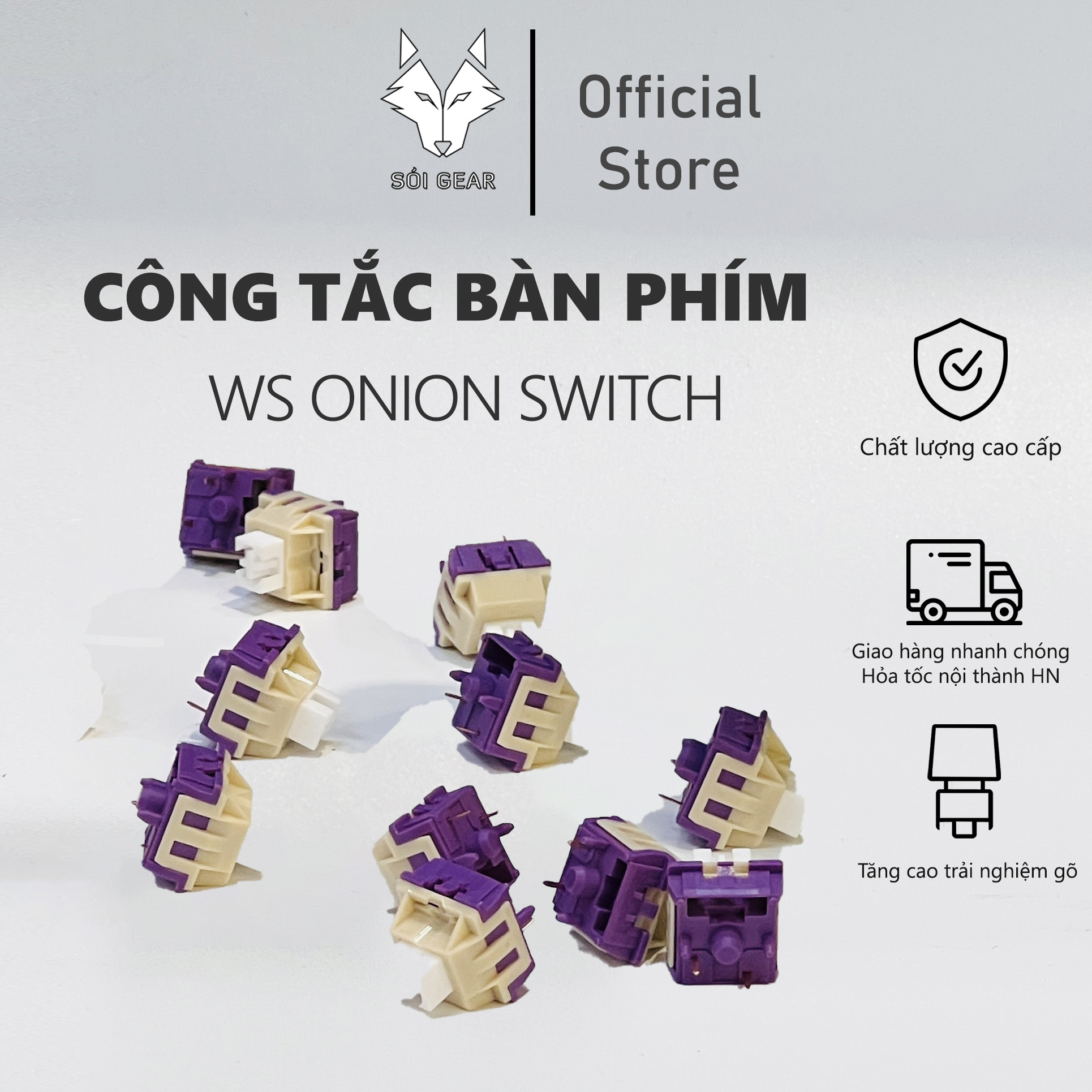 Công tắc bàn phím cơ Wuque WS Switch | WS Onion