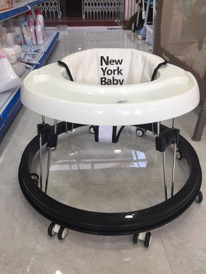 Xe tập đi cao cấp new york baby katoji 5.0. xe tròn tập đi cho bé