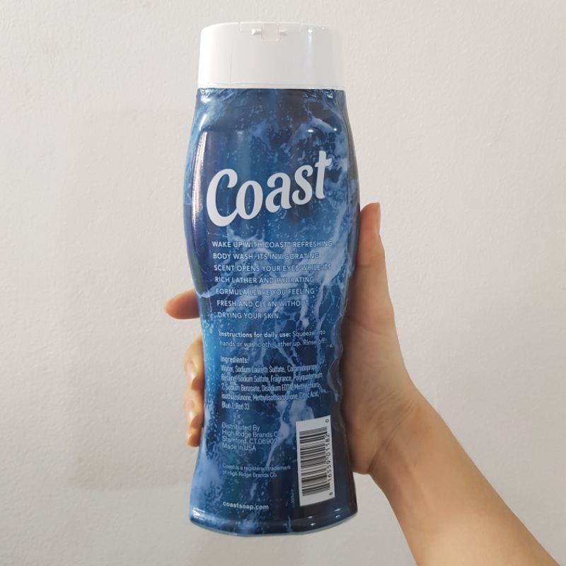 Sữa Tắm Gội toàn thân Coast 532ml dành cho nam Classic Scent Hair & Body Wash