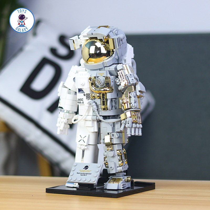 Đồ chơi lắp ráp mô hình phi hành gia breaking dawn astronaut gold jaki / tàu vũ trụ / phi thuyền không gian jk9116