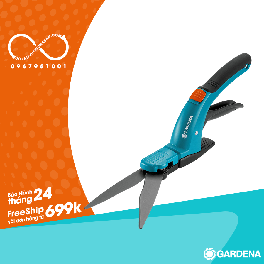 [Hàng Đức] Kéo cắt tỉa cỏ cầm tay (Gardena 8733)