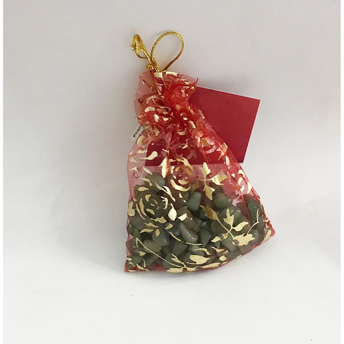 Túi đá thạch anh xanh 100g