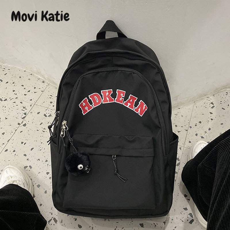 Movi Katie💖 balo nữ harajuku cặp nhiều ngăn balo Học sinh trung học balo nữ đi học cấp 2 công suất cao ba lô