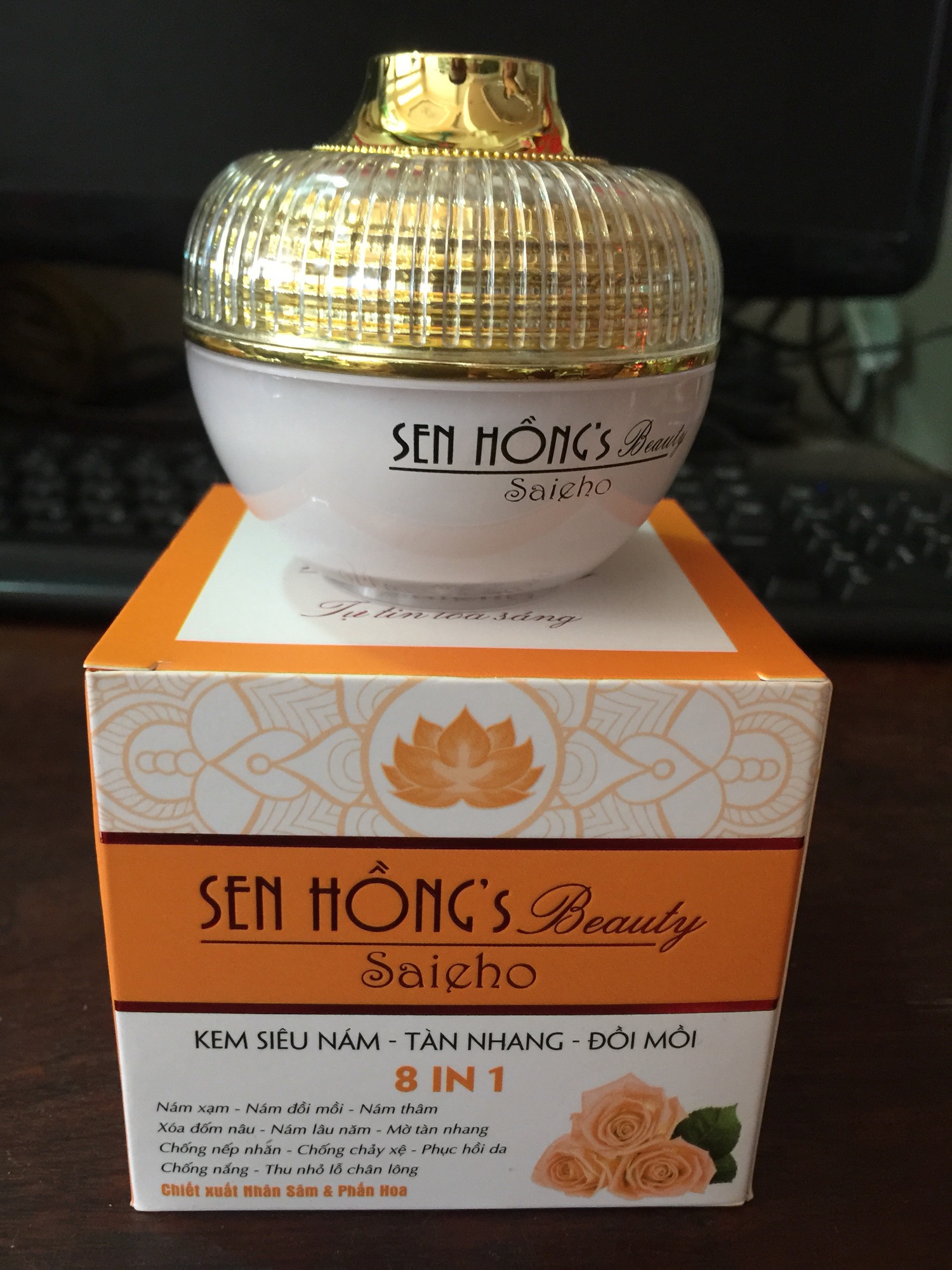 Kem Siêu Nám-Tàn Nhang SEN HỒNG 30g