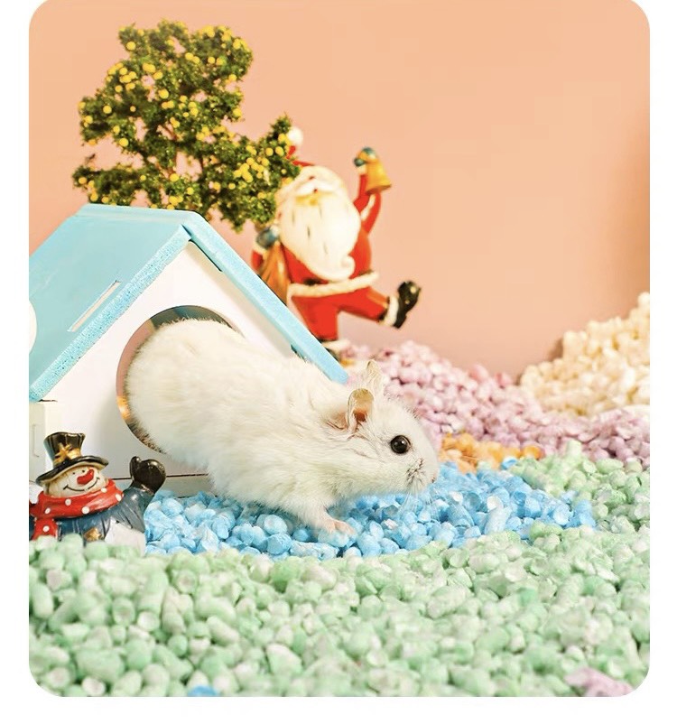 Giấy viên lót chuồng Bucatstate 1kg thế hệ mới cho hamster