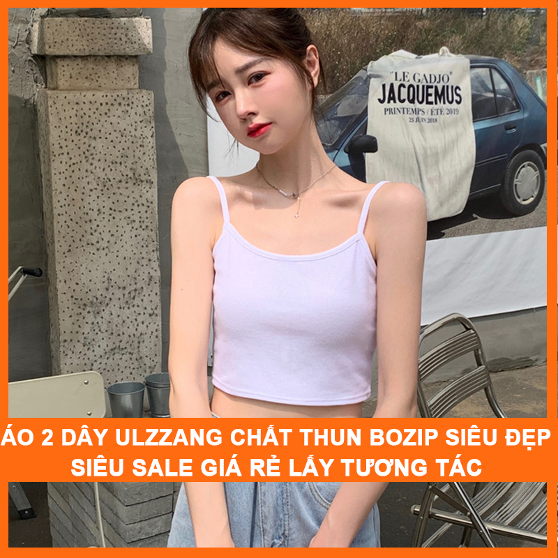 Áo hai dây croptop nữ, Áo croptop nữ 2 dây MADELA Clothing