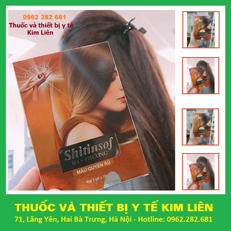 Nhuộm tóc nâu shitinsof hán phương
