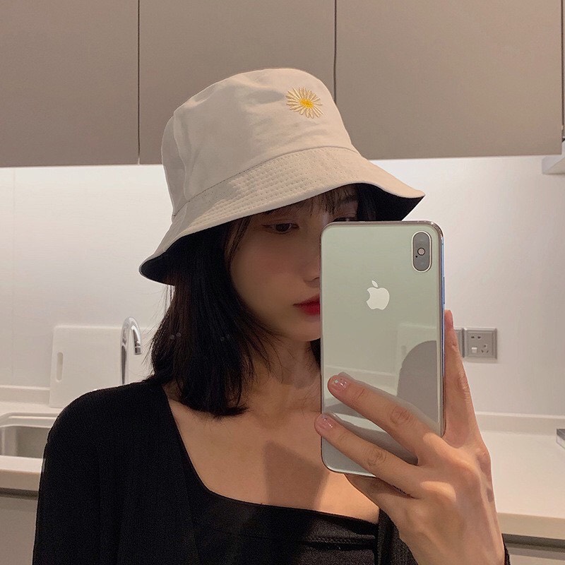 Nón bucket, mũ bucket, mũ nón vành HOA CÚC so hot nam nữ