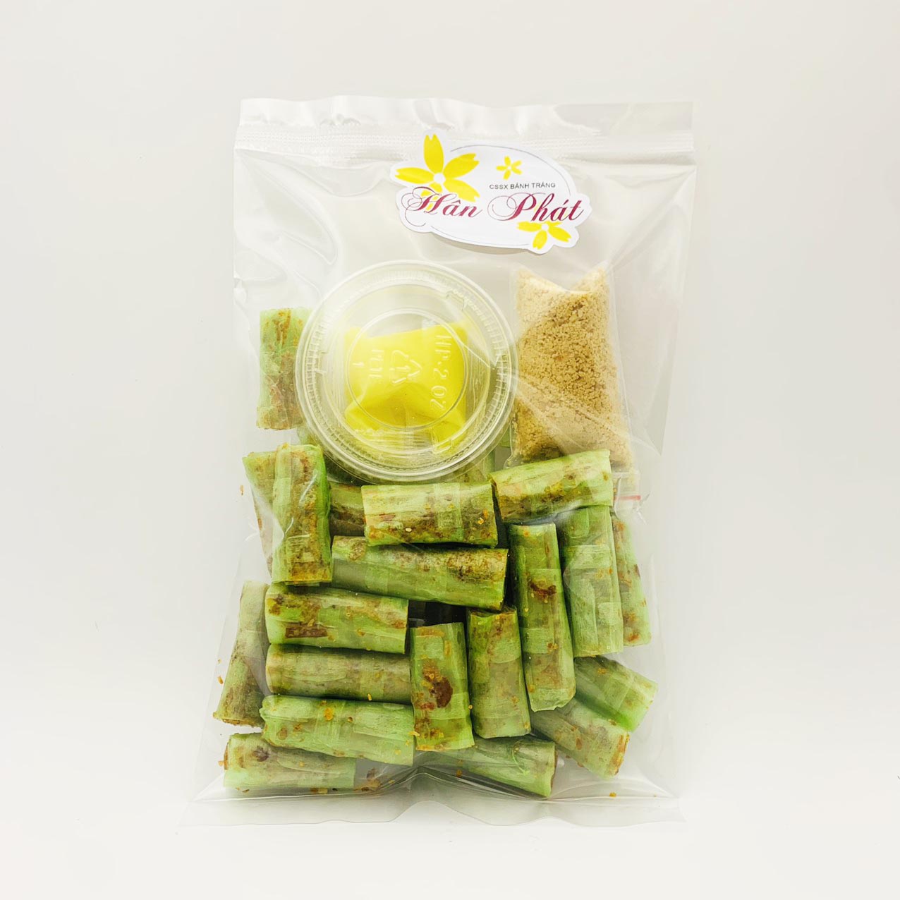 BÁNH TRÁNG LÁ DƯA CUỘN ĐẬU PHỘNG - 1 BỊCH