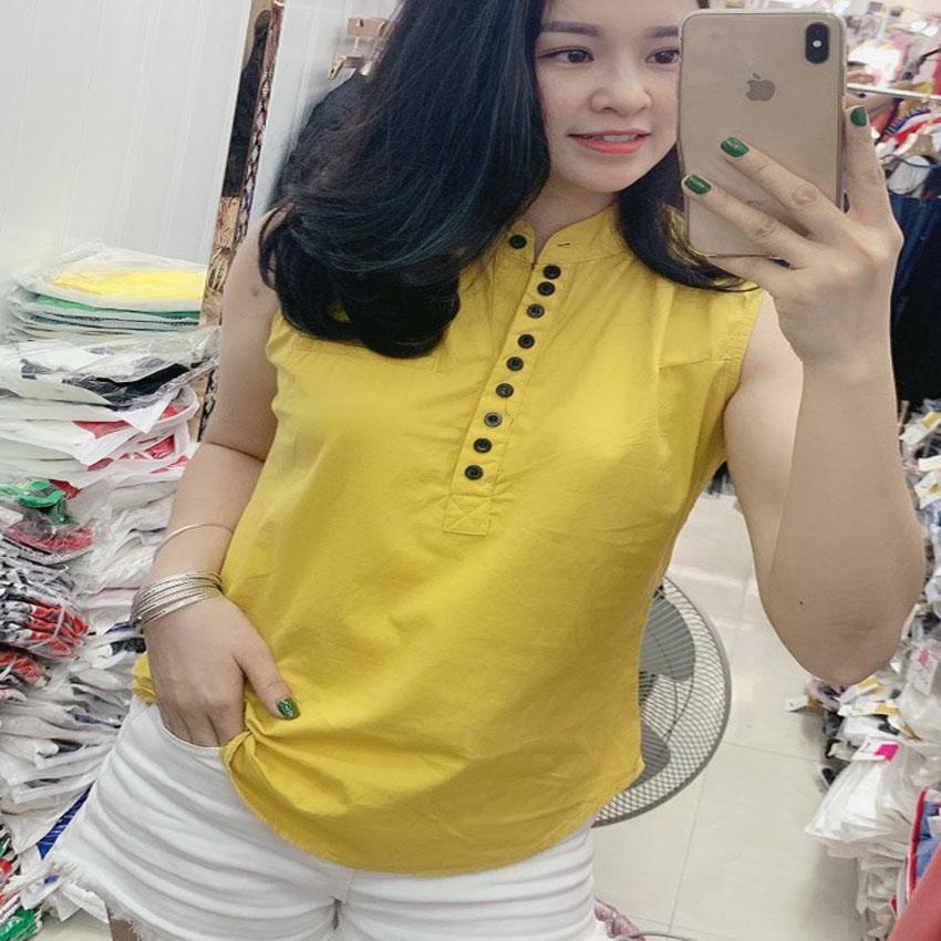 Áo sn cô tàu tui mổ nhiều nút đen