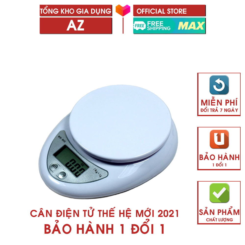 Cân điện tử nhà bếp mini electronic kitchen scale cân thực phẩm 5kg – 1g