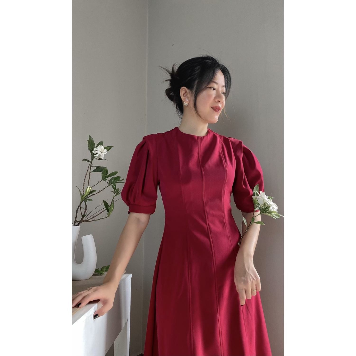 Đầm dáng dài 8 mảnh-lemme