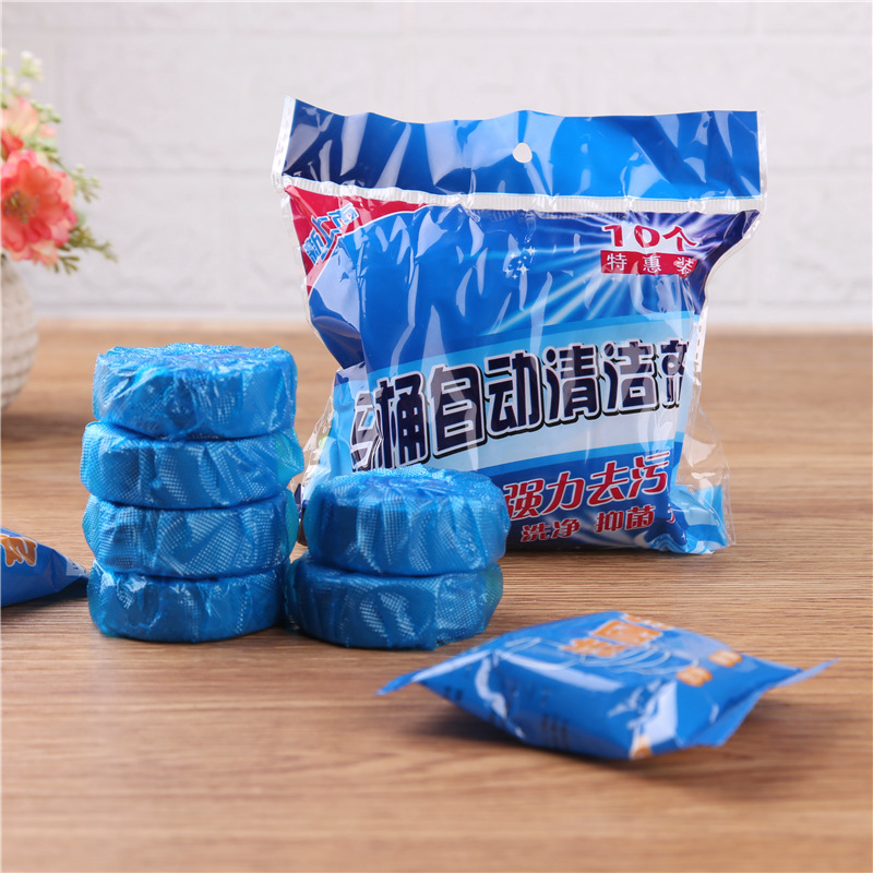 Set 10 viên tẩy vệ sinh bồn cầu - Viên thả bồn cầu tẩy sạch Diệt khuẩn vết bẩn ở toilet Nhật Bản - Viên tẩy bồn cầu loại bỏ vi khuẩn, mùi hôi (Xanh)