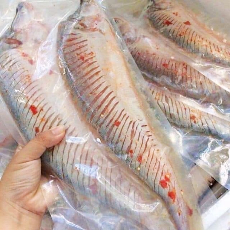 Cá thác lác rút xương tẩm vị 1 - con 250gr-300gr (giao HCM)