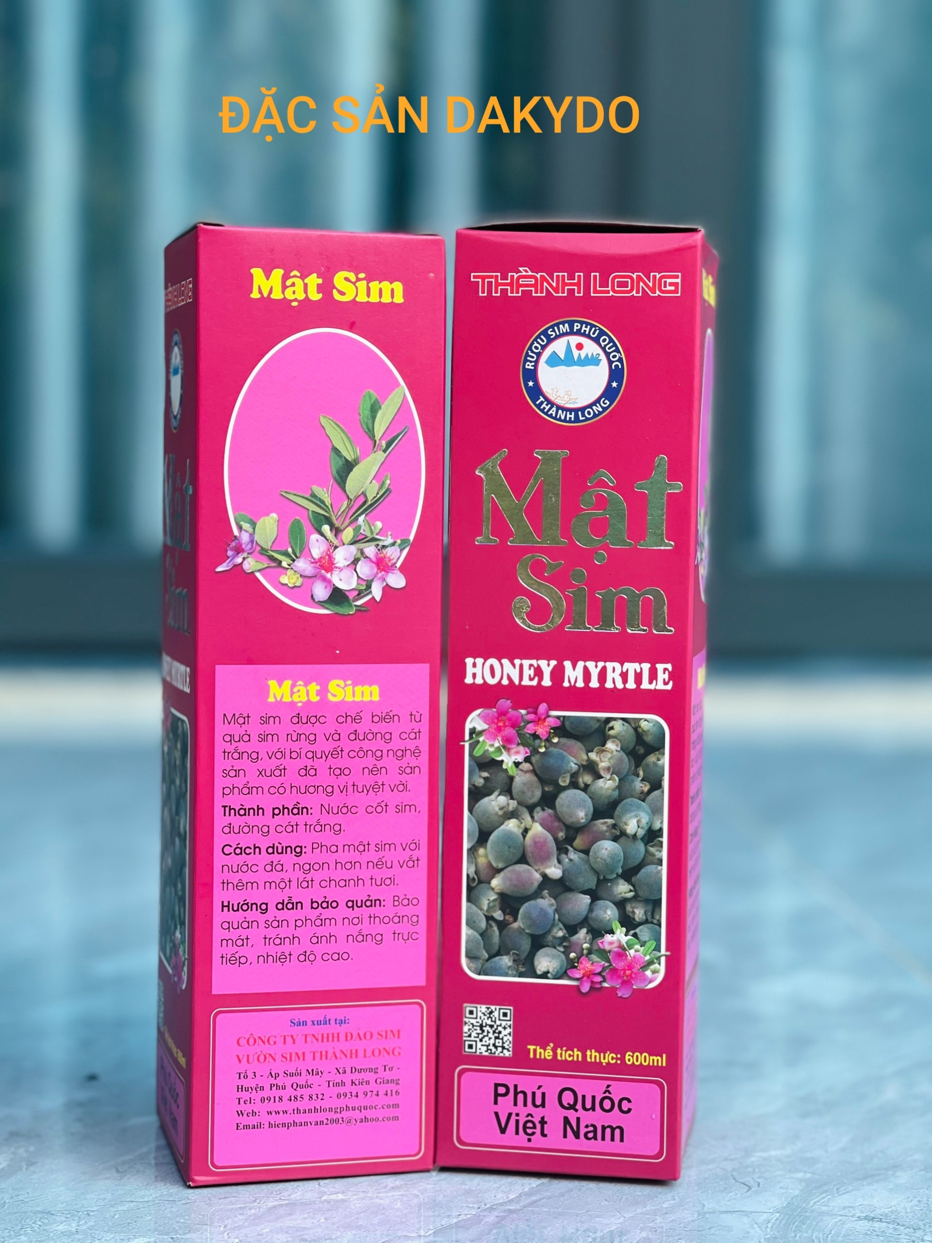 Mật Sim Phú Quốc 600ml, thương hiệu đặc sản Dakydo uống là ghiền!
