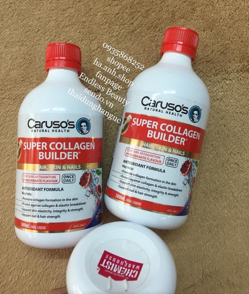 Hair skin nails carusos dạng nước 500 ml