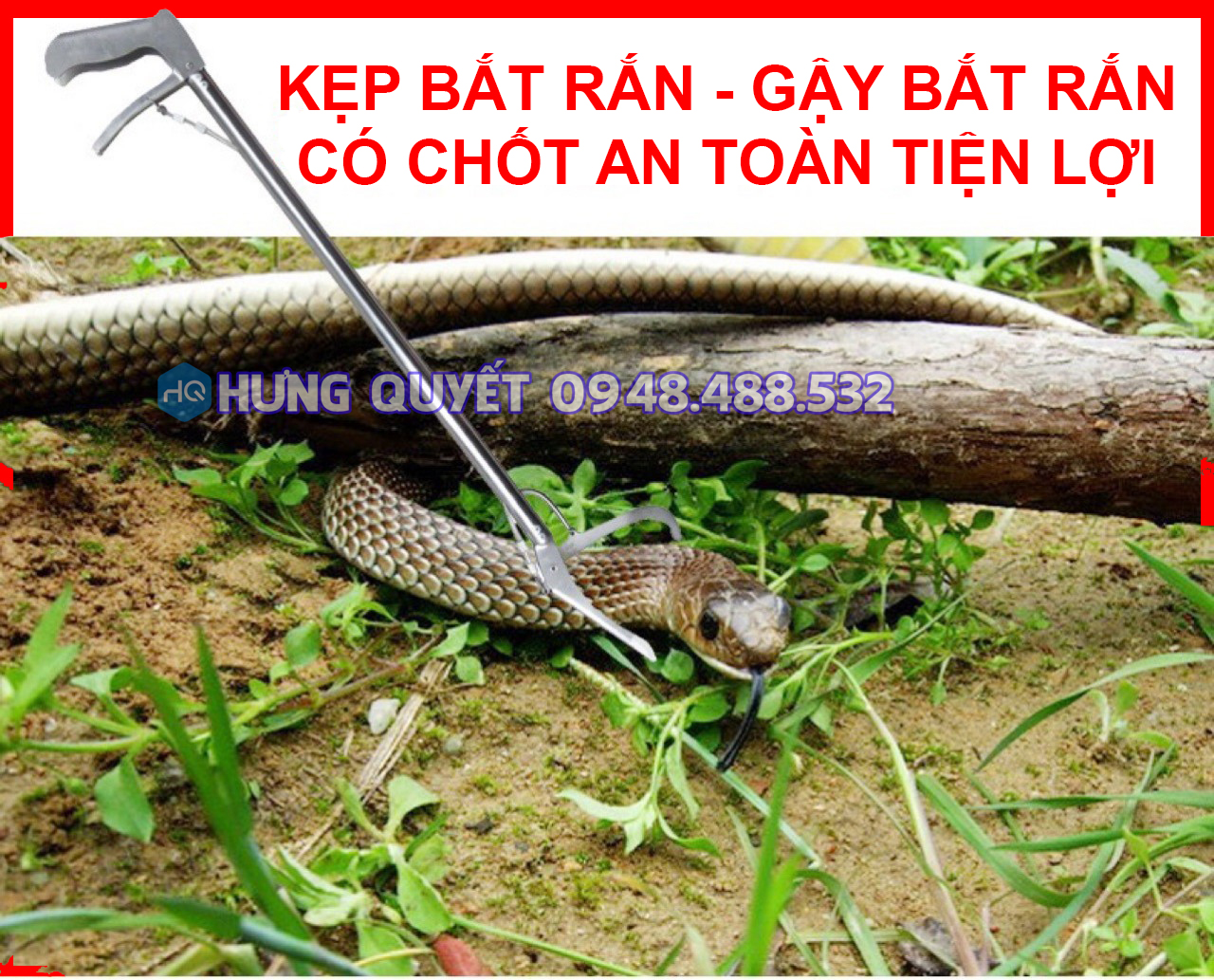 Kẹp rắn kẹp chạch kẹp lươn kẹp cá kẹp đa năng an toàn có chốt cài có thể gập lại được Dụng cụ bắt rắn hiệu quả 75cm 1,2m 1,5m 2m