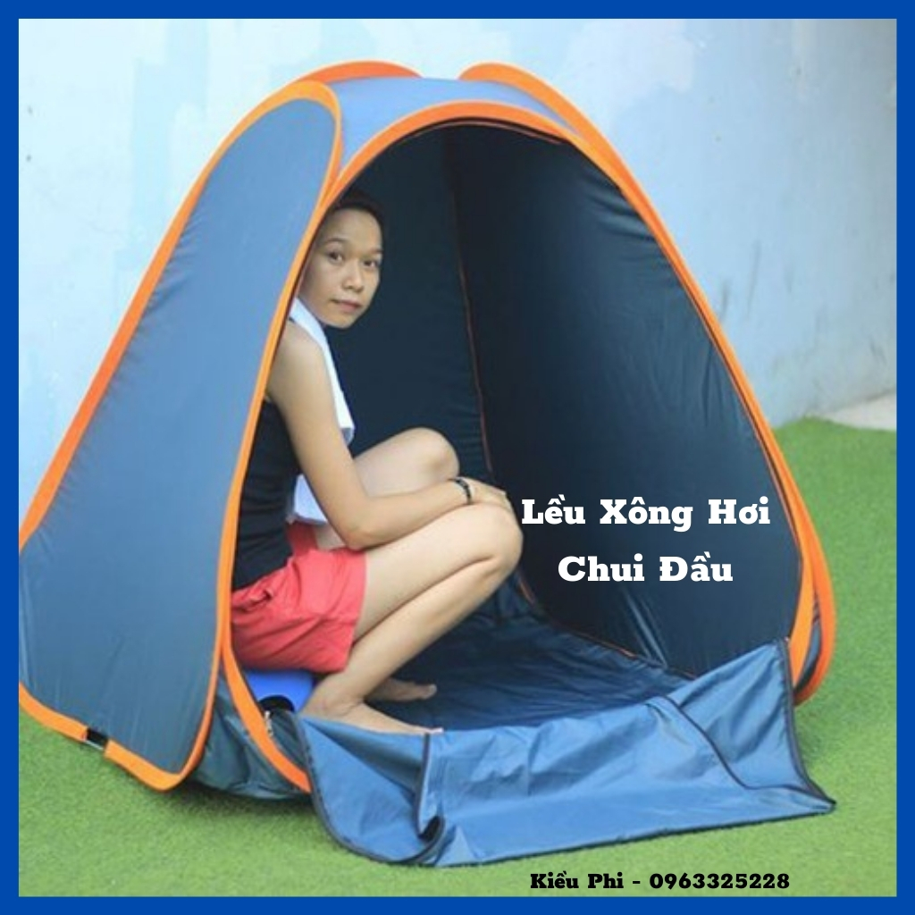 Lều xông hơi sau sinh tam giác tự bung tại nhà chui đầu giá rẻ cao cấp Kiều Phi ( màu ngẫu nhiên)