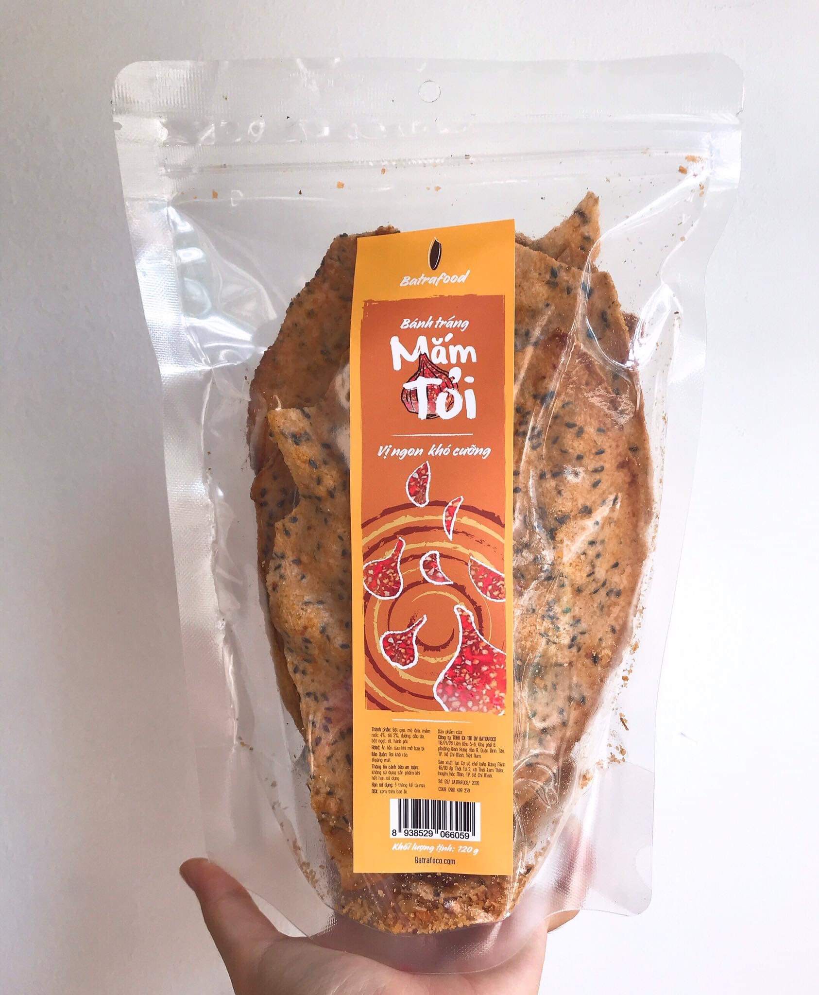 Bánh Tránh Ruốc Cá Hồi Cô Ba Batrafood 120g