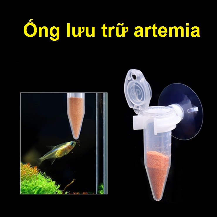 Ống cho ăn nhỏ giọt ống cho ăn artemia ống đựng thức ăn L