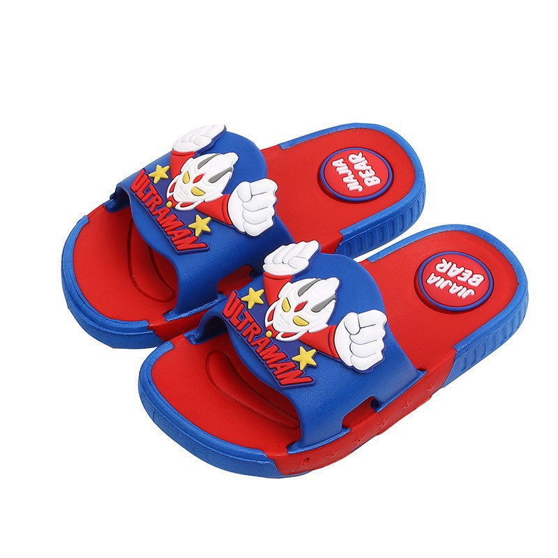 Dép siêu nhân Ultraman mềm cao cấp cho bé - Chất nhựa dẻo và dai - Chống trơn và chống trượt
