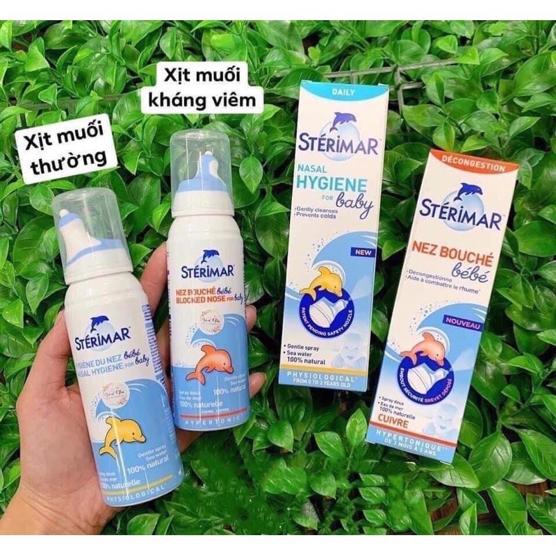 Xịt mũi cá heo cho bé từ sơ sinh