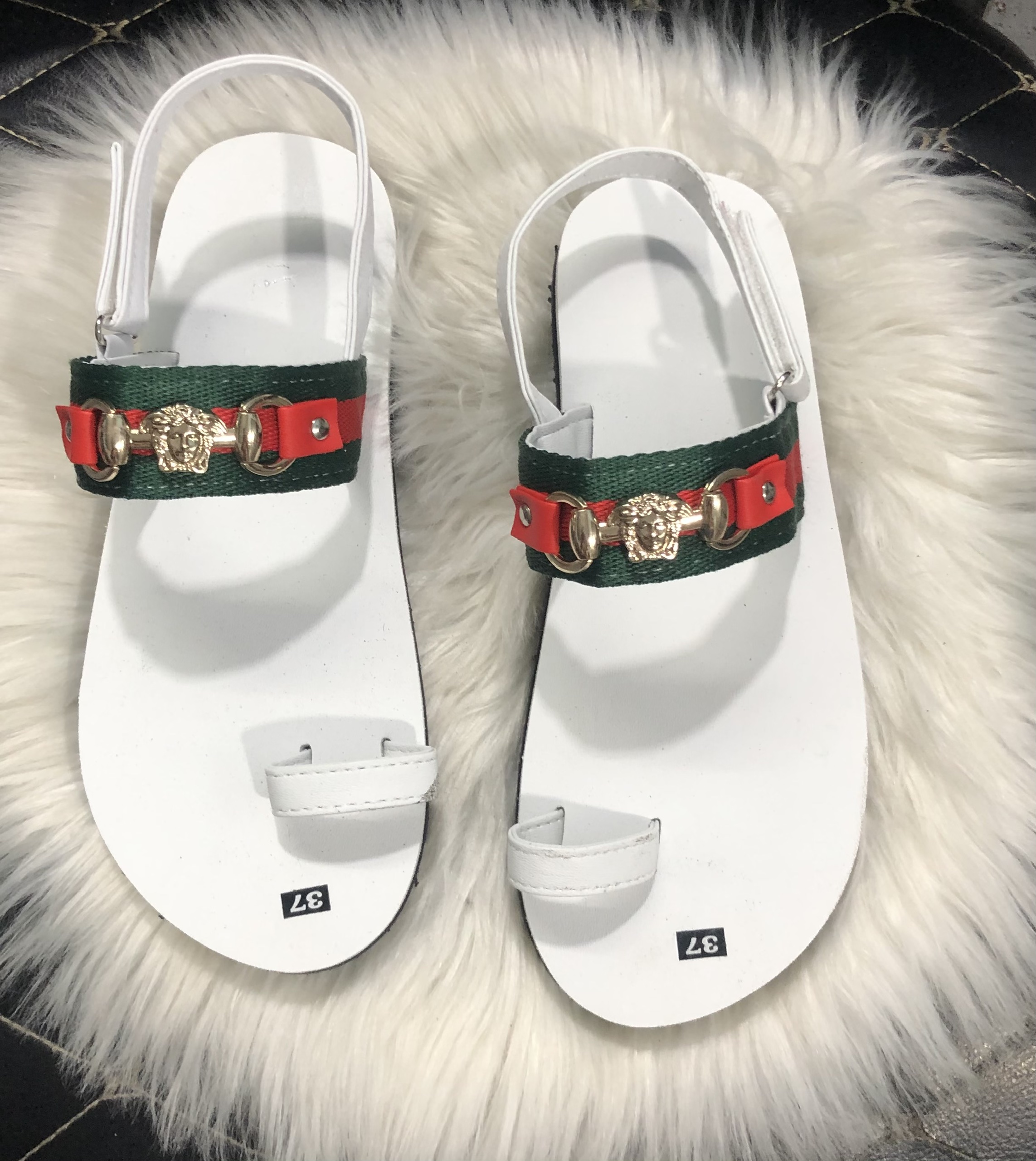 [FREESHIP + HOÀN TIỀN 50K] Dép Sandanl đồng nai ( sandal nữ đế trắng quai dù có hậu size từ 35 đến 41 nữ)