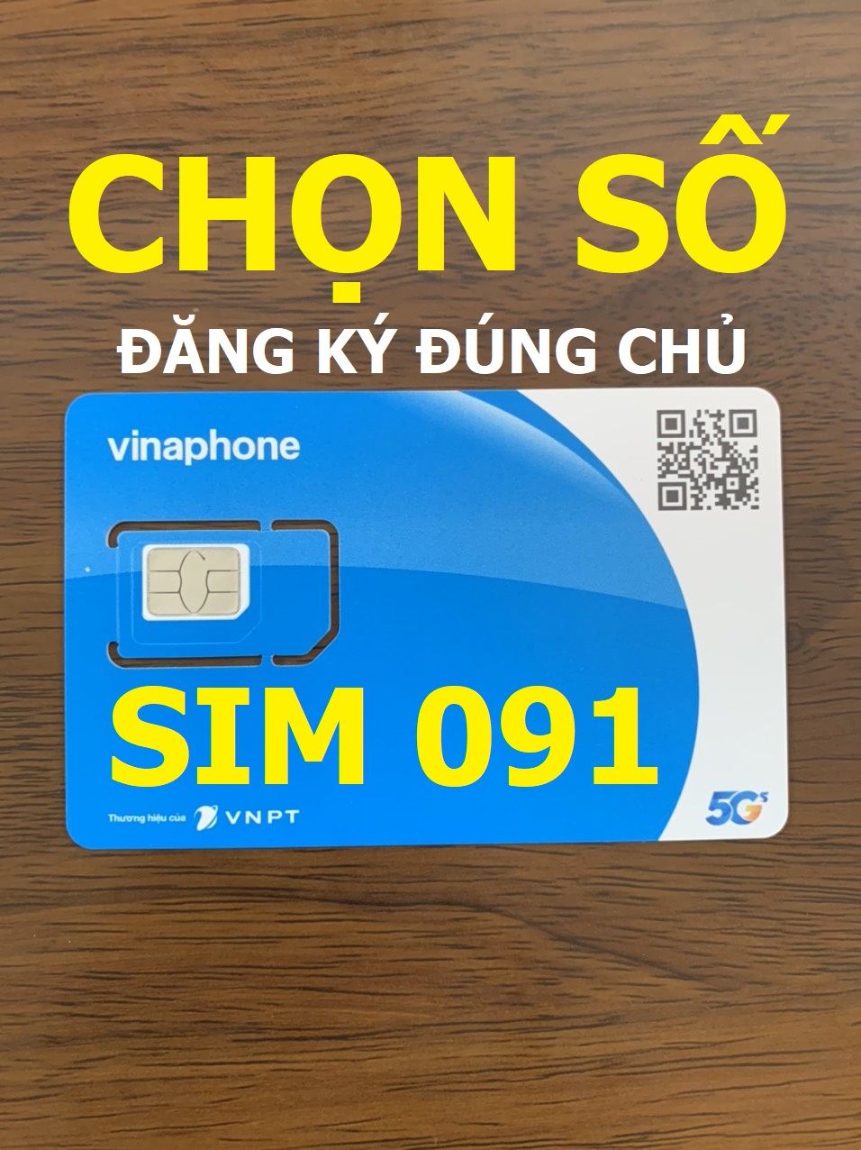 Sim vinaphone đầu số đẹp 091 - sim trả trước - chọn số theo danh sách - sim chưa kích hoạt