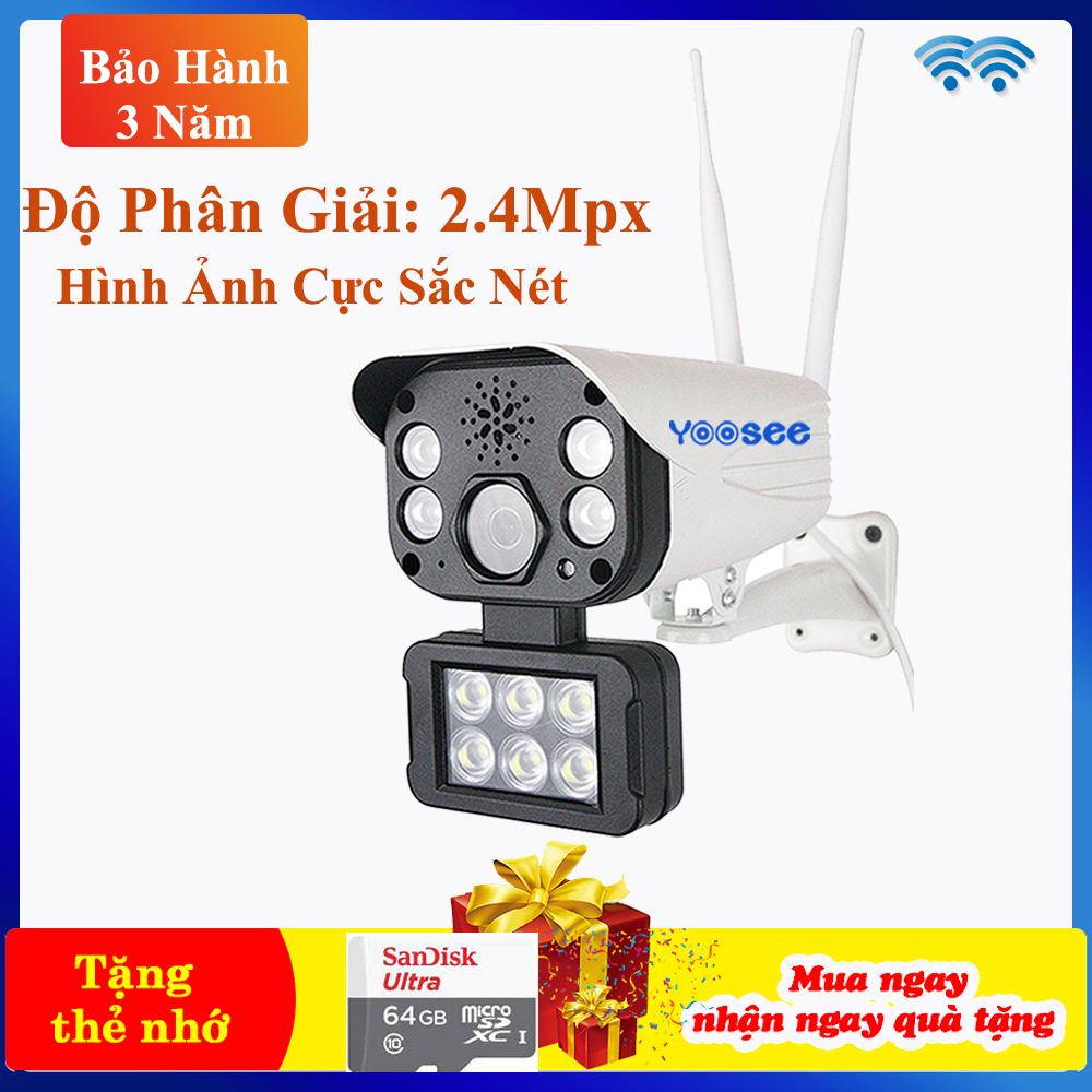 - Camera wifi yoosee ngoài trời trong nhà chống trộm X1000s FullHD-2.4Megapixel chống nước, chống bụi tốt, cảnh báo chuyển động