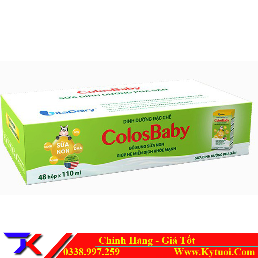 Sữa colosbaby nước thùng 48 hôp 110ml