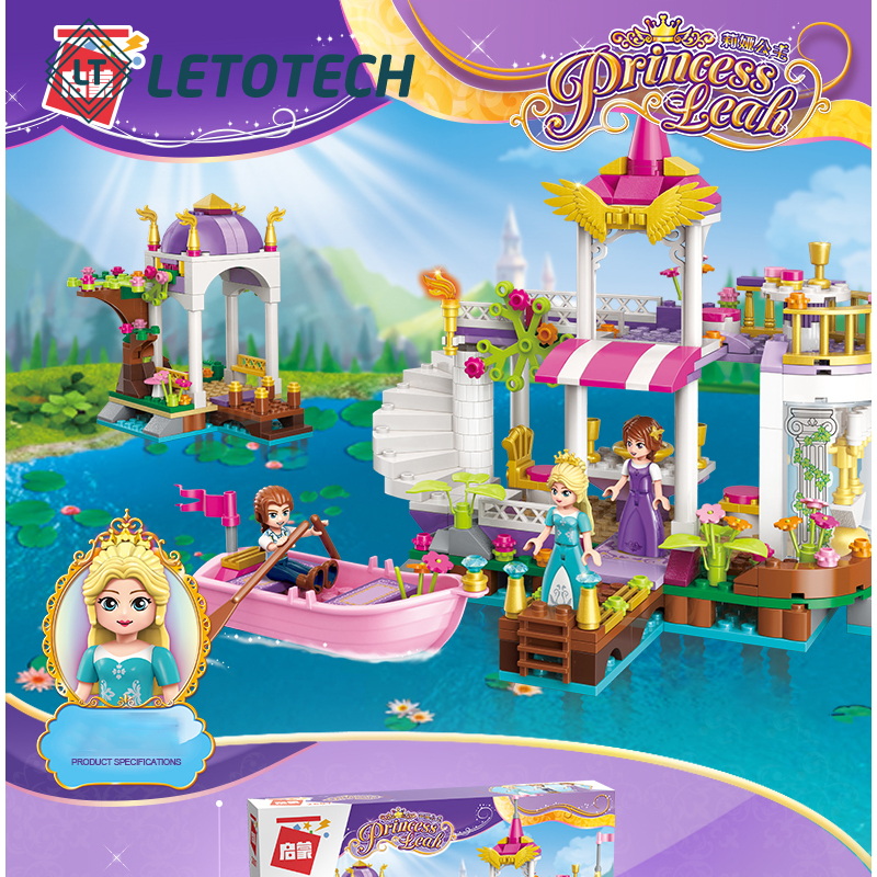 Bộ đồ chơi lắp ráp lego công chúa - Lâu đài trên hồ 394 chi tiết