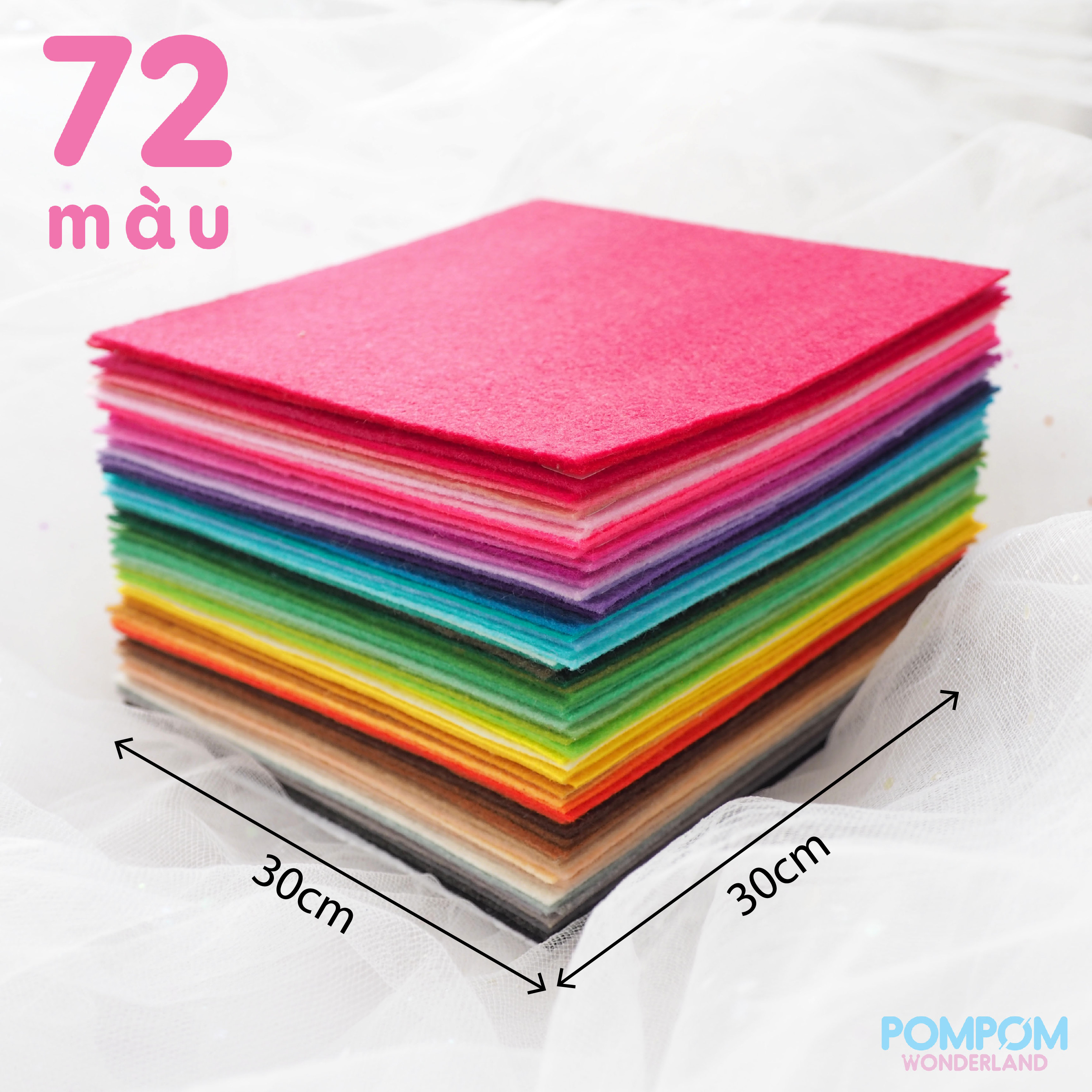 Vải nỉ cứng 30x30cm