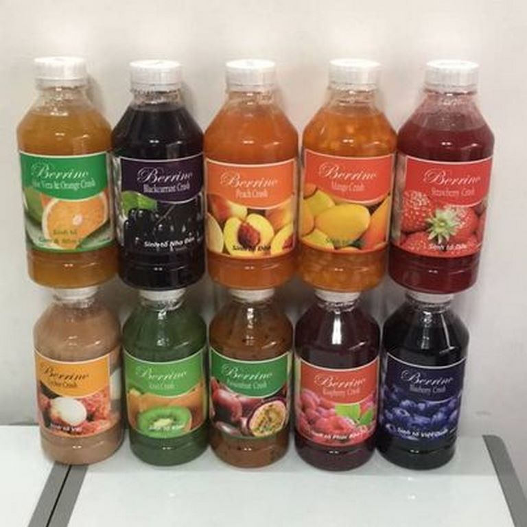 Sinh tố berino vị phúc bồn tử lẻ 500ml
