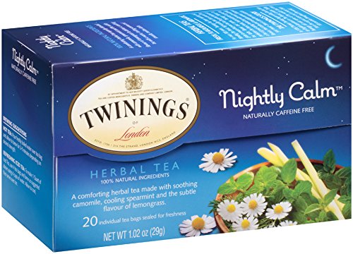 Trà thảo mộc Twinings Nightly Calm giúp ngủ ngon, ngủ sâu hộp 20 gói