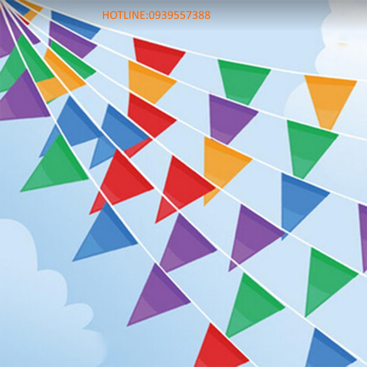 CỜ DÂY , CỜ TAM GIÁC 50m