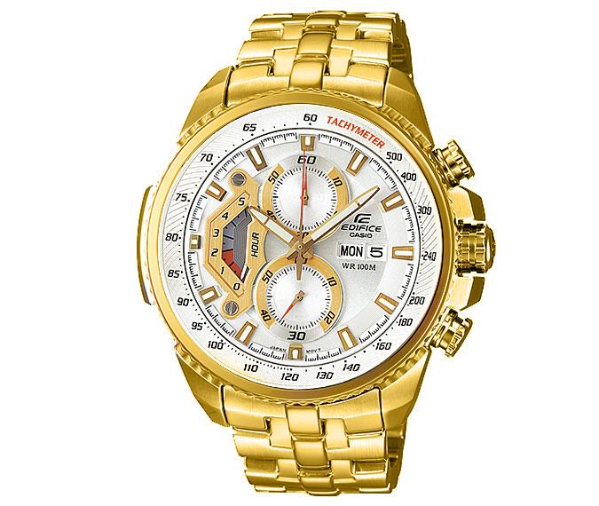 [HCM]Đồng hồ nam dây kim loại CA$IO EDIFICE EF-558FG-7AV Đồng hồ nam mặt tròn  đồng hồ nam 6 kim Đồng hồ nam chống nước Đồng hồ nam cao cấp