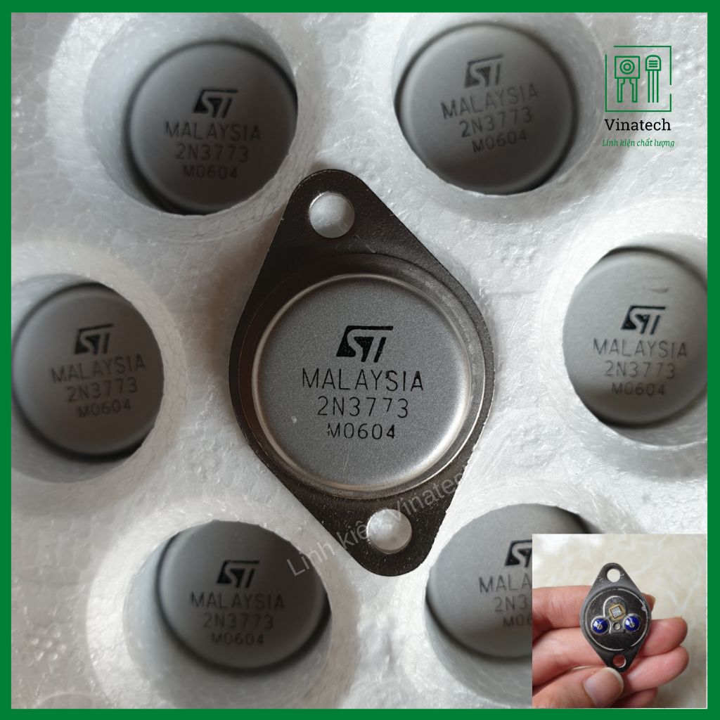 Set 10 transistor công suất 2n3773 npn 160v 16 a sò sắt mới