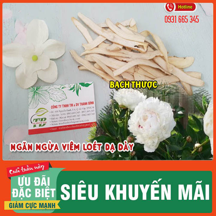 Bạch Thược Khô Loại Cao Cấp Hàng Cty 1kg - Đông Y Thanh Bình