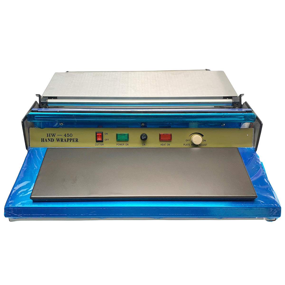 Máy bọc màng PE thủ công, máy bọc màng co, bọc màng co nhiệt -Máy bọc màng thực phẩm HW- 450
