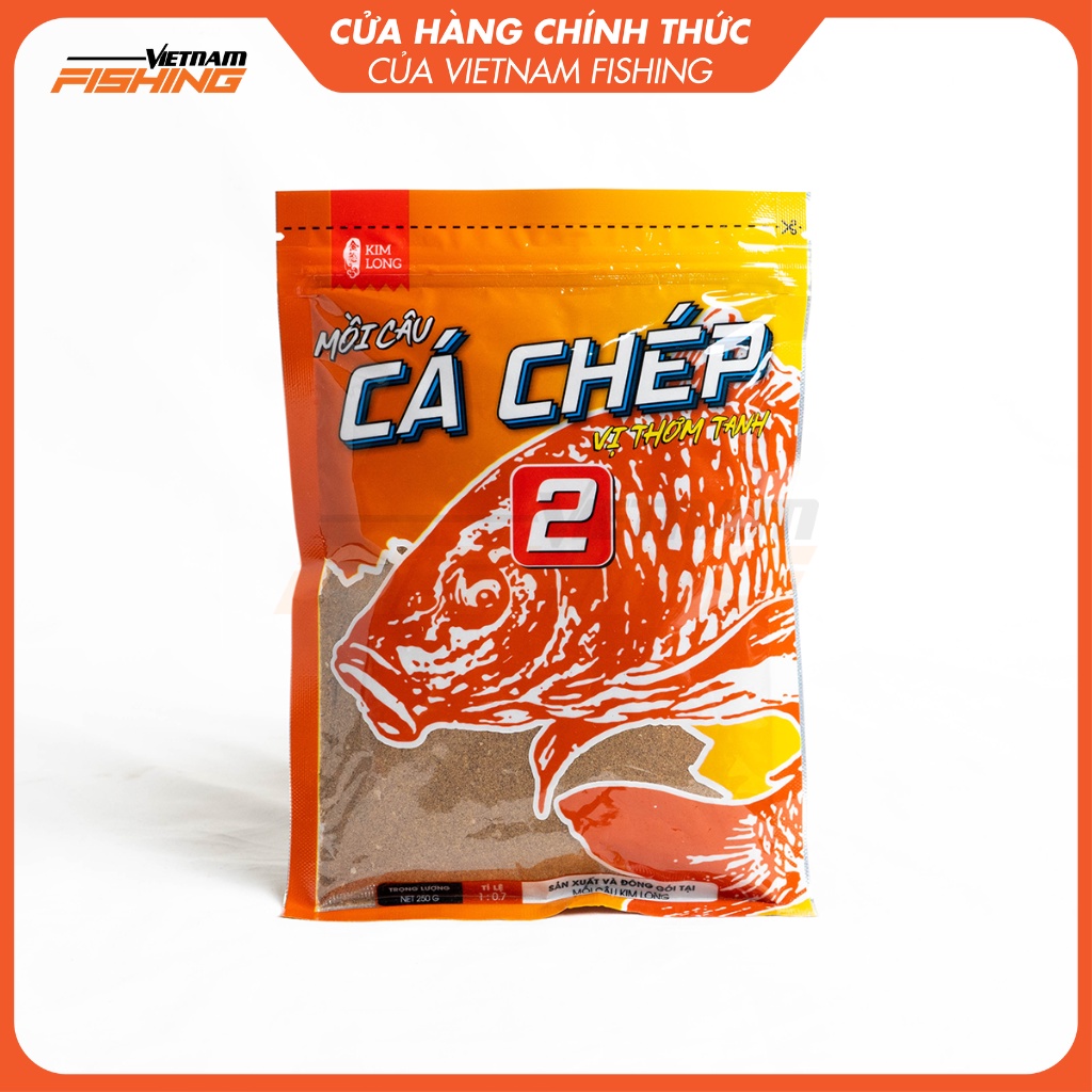 Mồi câu cá chép kim long số 2 vị thơm tanh - vietnam fishing